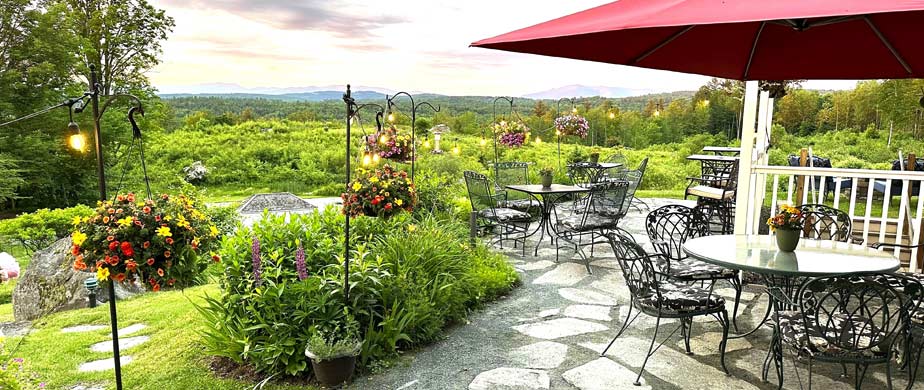 Patio Dining at Adair Inn